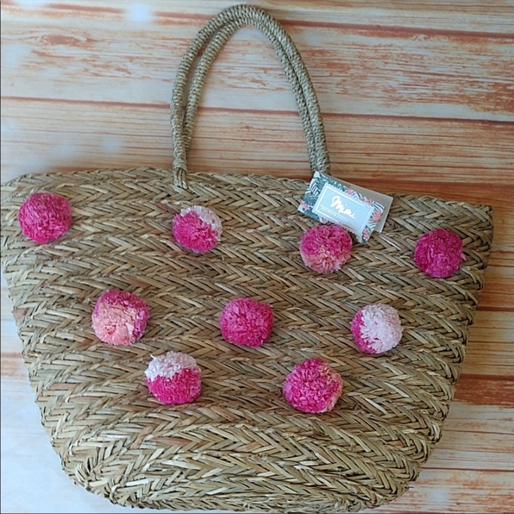 Mimi Straw Beach Bag!
